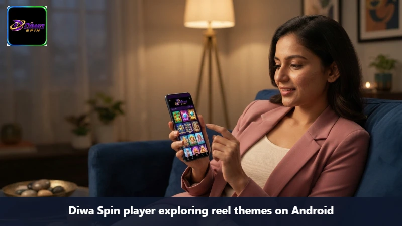Diwa Spin at the reel sleeve, about photo 2: diwa spin explore reel themes mobile